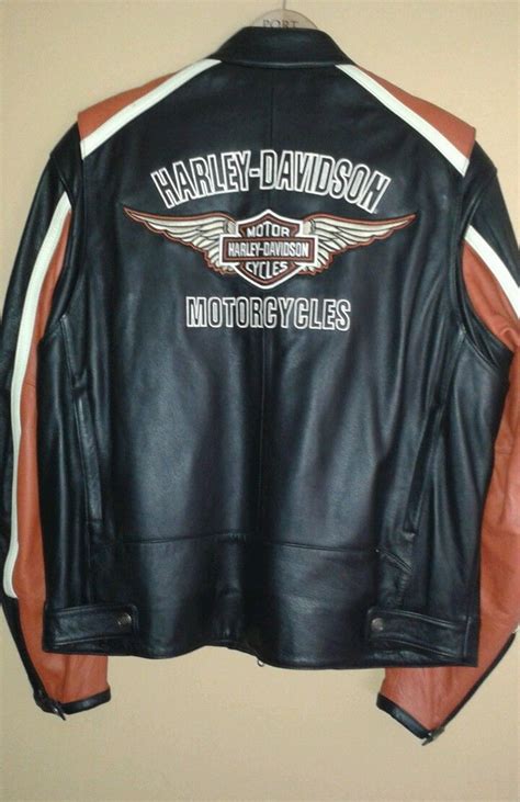 About 4% % of these are leather product, 1%% are men's jackets & coats. Harley Davidson Leather Jacket - Brand New - Size XL ...