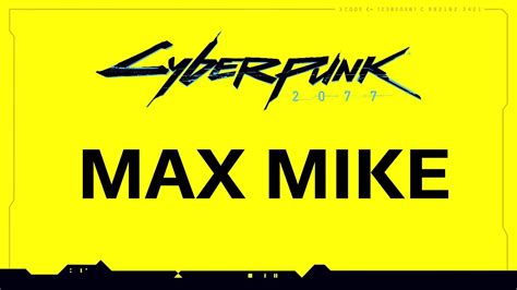 Cyberpunk Maximum Mike Mike Pondsmith Morro Rock YouTube