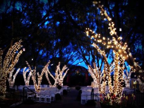 The Ceremonyoutdoor Portion Of Our Wedding Venue At Night So Romantic