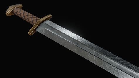 Viking Sword 3d Model Vr Ar Ready Medieval Cgtrader