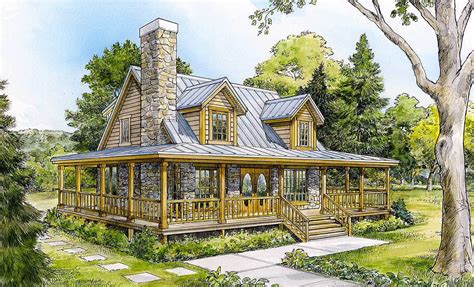 15 Country House With Wrap Around Porch Plans Trend