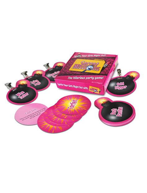 Secret Missions Girls Night Out Hens Night Party Game
