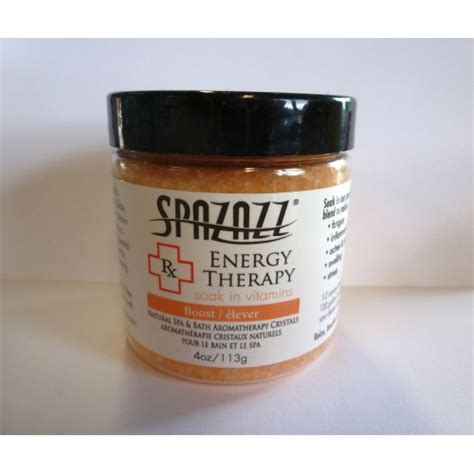 spazazz spa crystals therapy range
