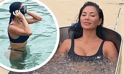 Nicole Scherzinger Sizzles In A Black Bikini As She Submerges In A Freezing Cold Ice Bath