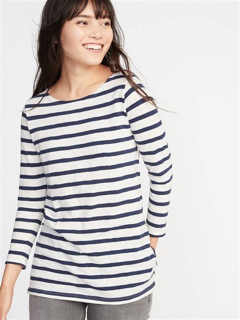 Relaxed Mariner Stripe Tee For Women Old Navy Navy Stripes Top