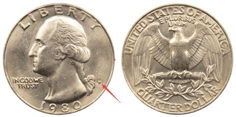 1980 Washington Quarter Value Rare Errors D And S Mint Mark