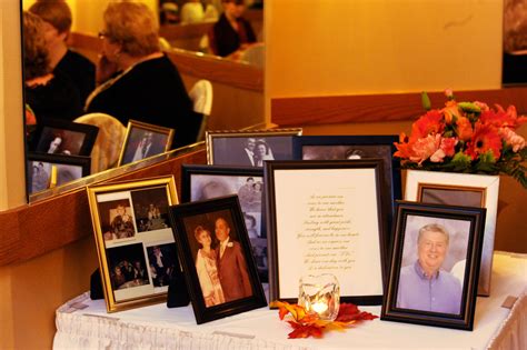 Memorial Table Memory Table Funeral Services Funeral