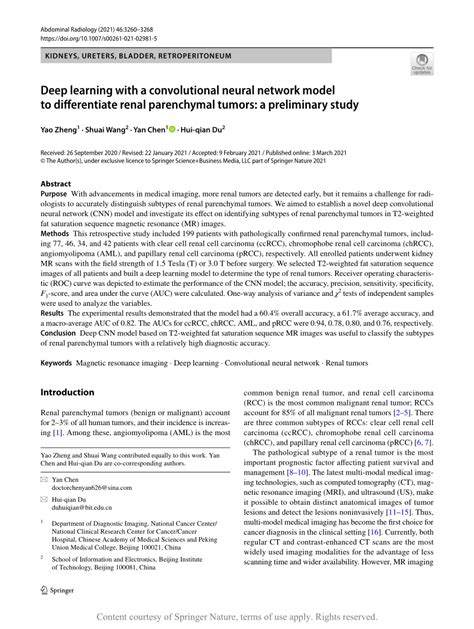 Deep Learning With A Convolutional Neural Network Model To