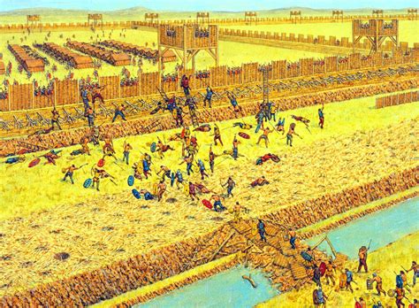 Caesars Siege Of Alesia 52 Bc Batalla De Alesia Roma Antigua