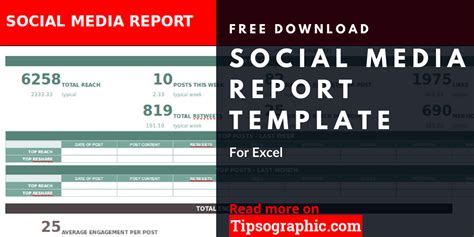 A report in 30 minutes including facebook, instagram, linkedin and twitter, and web/news. Social Media Report Template for Excel, Free Download ...