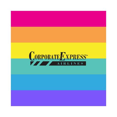 Corporate Express Airlines Pride Logo Ai Png Svg Eps Free Download