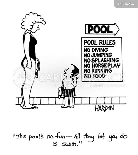 Pool Rules Cartoons And Comics Funny Pictures From Cartoonstock