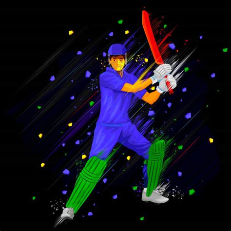 Jogo Test Cricket Vetores E Ilustrações Royalty Free Istock