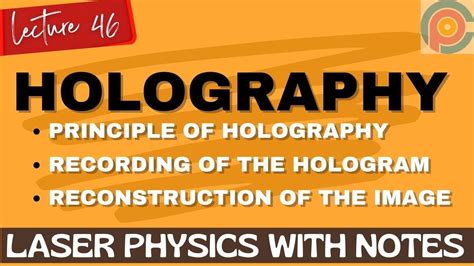 Holography Basic Principles Of Holography Youtube