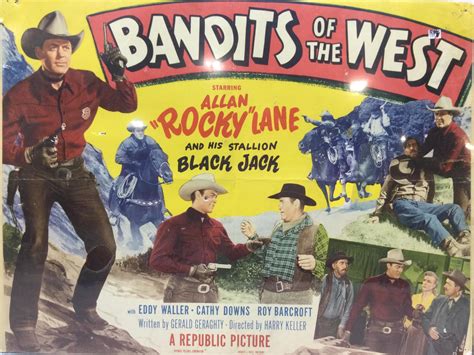 Lot Vintage Bandits Of The West Movie Poster
