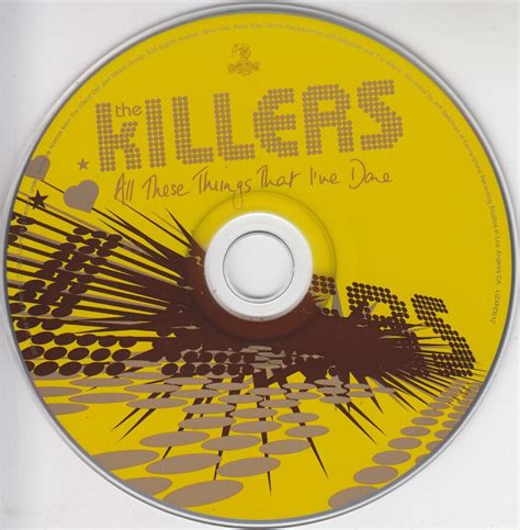The Killers All These Things That Ive Done 2004enhanced Cd Vg Ebay