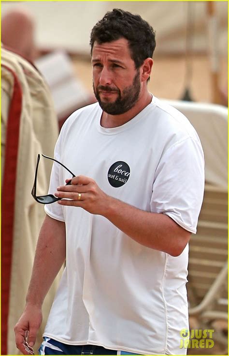 Adam Sandler Spends Relaxing Beach Day With Wife Jackie Photo 3020370