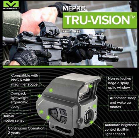 Meprolight Mepro Tru Vision Red Dot Optic Sight
