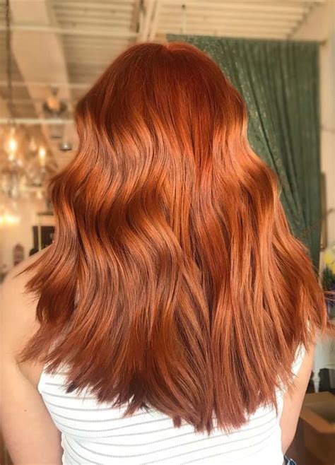 Copper Hair Color Chart