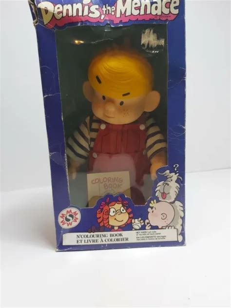 Vintage Dennis The Menace Soft Toy Doll 13 Cloth Body Vinyl Head