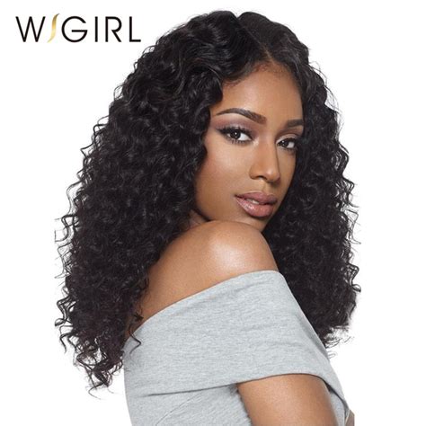 Wigirl Hair Brazilian Deep Wave Glueless Full Lace Human Hair Wigs 100 Human Virgin Hair With