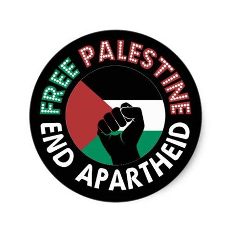 Most relevant best selling latest uploads. Free Palestine End Apartheid Flag Fist Black Classic Round ...