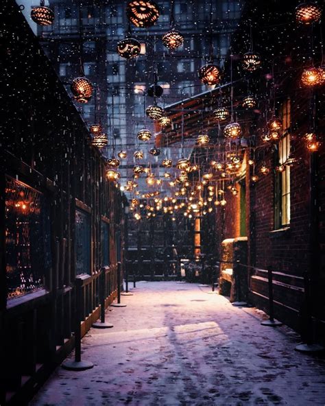 Aesthetic Winter Night Wallpapers Wallpaper Cave