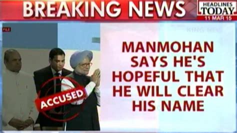 Hopeful My Name Gets Cleared In Coal Scam Case Manmohan Singh Youtube