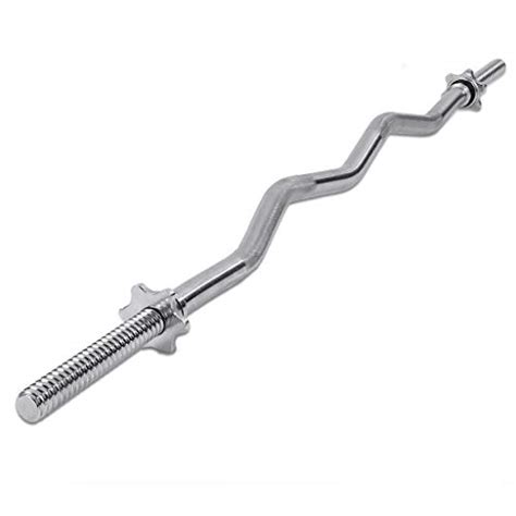 47'' Solid Steel Barbell Weight Lifting Bar Olympic EZ ...