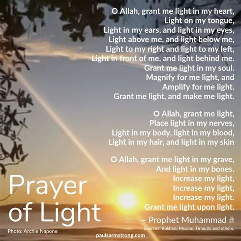 Prayer Of Light Paul Salahuddin Armstrong