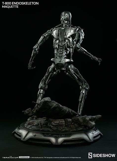 Terminator Terminator T 800 Endoskeleton Maquette By Sidesho T 800