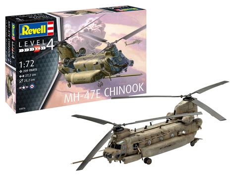 Revell 03876 Mh 47e Chinook Helicopter 172 Scale Kit Jacksons Models