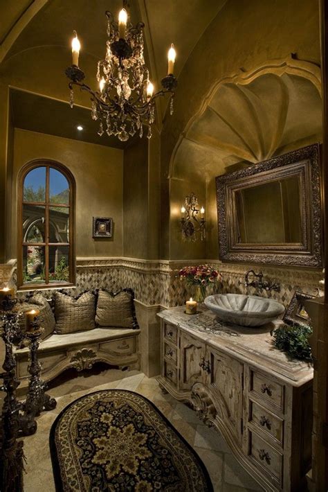 Tuscan Bathroom Designs Decorating A Small Bathroom