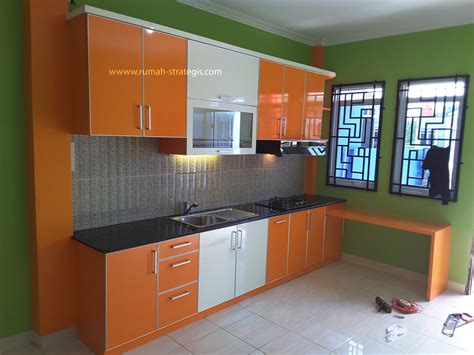 kimura gallery kitchen set ibu melisa ceria  warna orange