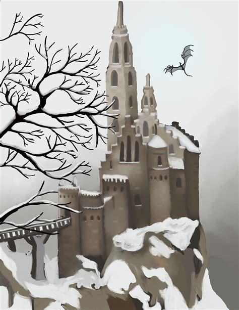 Snowy Castle Concept Art On Behance