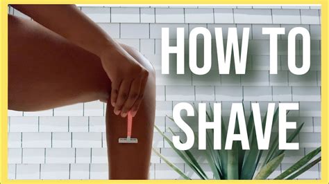 How To Shave Your Legs EVERYWHERE ELSE YouTube