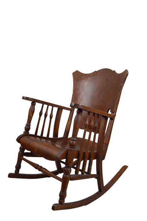 Antique Rocking Chair Bent Wood Rocker Rustic Rocker Nursery