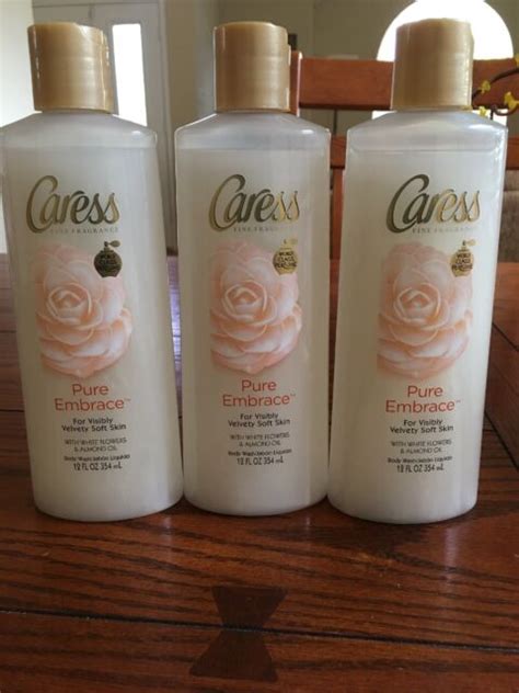 Caress Body Wash Pure Embrace For Visibly Velvety Soft Skin 12 Fl Oz