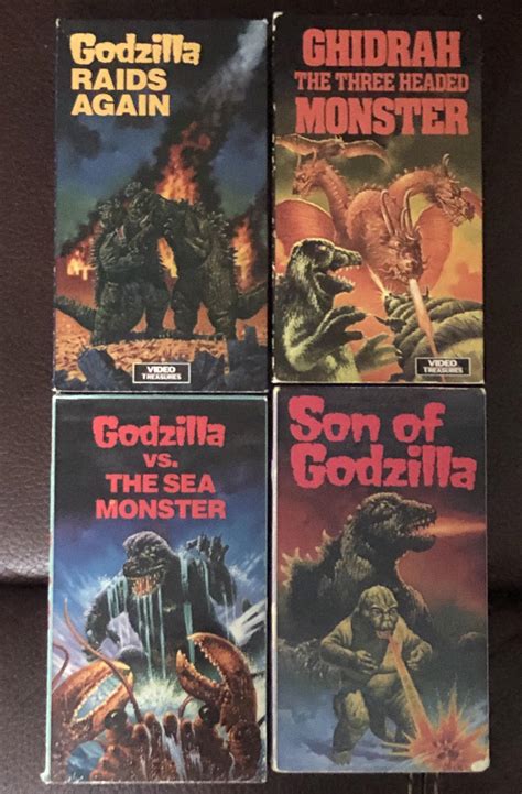 Godzilla Vs King Ghidora H Vhs Rare Reprint Box Gruponym Mx