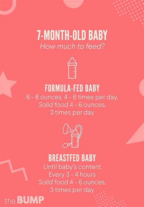 24 to 32 oz per day solids: 7-Month-Old Baby