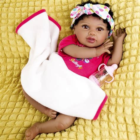 Buy Aori Reborn Baby Dolls Black Inch African American Lifelike Newborn Baby Girl Doll With