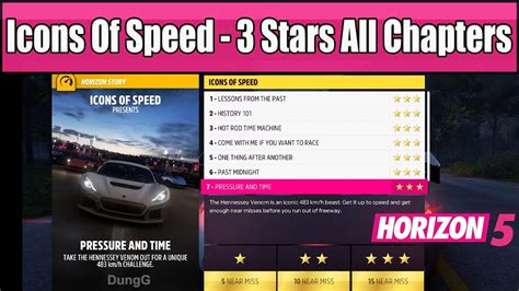 Forza Horizon 5 Icons Of Speed Story Complete 3 Stars All Chapters