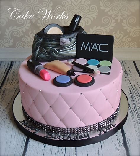 How to make cake box with lipstick and. Mac Makeup Cake - CakeCentral.com