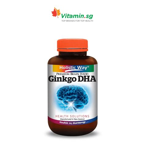 Holistic Way Ginkgo Dha 60 Vcaps Vitamin Sg