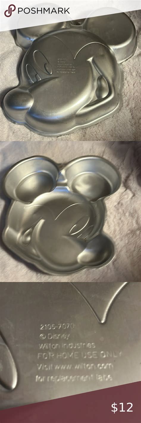 Profile Of Mickey Mouse Aluminum Baking Mold Wilton Industries Disney