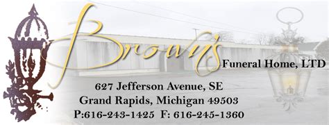 All Obituaries Browns Funeral Home Ltd Grand Rapids Mi Funeral
