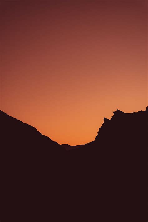 Mountains Silhouette Outlines Dusk Dark Hd Phone Wallpaper Peakpx