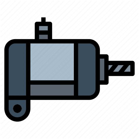 Engine Motorcycle Starter Parts Icon Download On Iconfinder