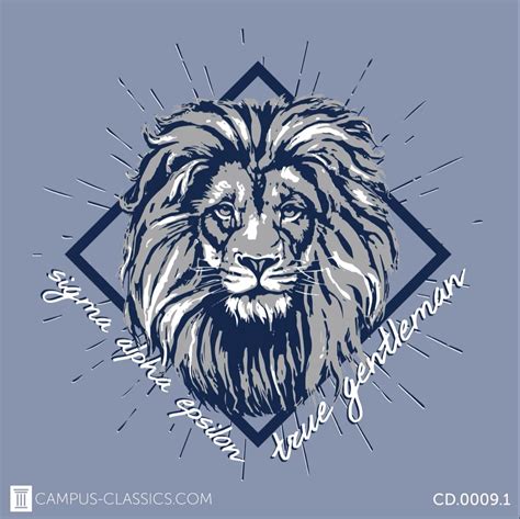 Blue Lion Sigma Alpha Epsilon Campus Classics