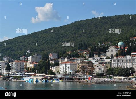 Beautiful Seaside Of City Opatija In Istria In Croatia Stock Photo Alamy